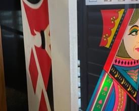 1974 Williams Lucky Ace Pinball Machine Vintage Original Pin Ball 71x24.5x53in HxWxD