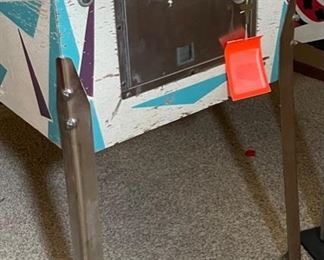 1967 Williams Lunar Shot Pinball Machine Vintage Original Pin Ball 69x24.5x55in HxWxD