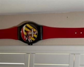 Vintage Coke Max Headroom Watch Wall Clock Coca Cola 9x57x2in HxWxD