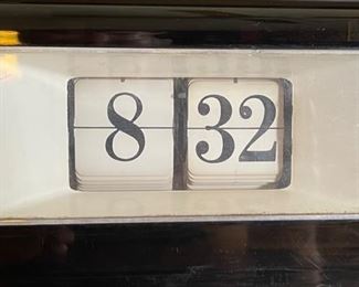 1970s Coca Cola Flip Clock Advertising Sign Coke Vinage 16x10x4in HxWxD