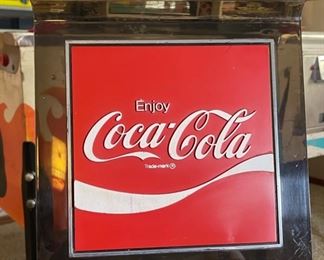 1970s Coca Cola Flip Clock Advertising Sign Coke Vinage 16x10x4in HxWxD