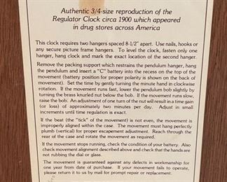 Coca Cola Advertising Clock Wood 1980s Memorabilia Craft Products Coke 26x13.5x4.75in HxWxD