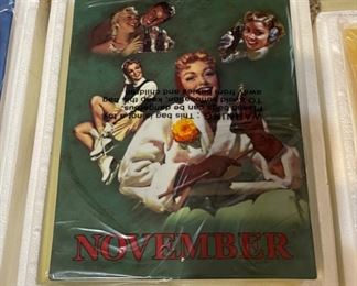 Coca Cola 50s Perpetual Calendar Bradford Exchange Coke 26x15x2in HxWxD