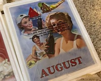 Coca Cola 50s Perpetual Calendar Bradford Exchange Coke 26x15x2in HxWxD