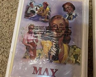 Coca Cola 50s Perpetual Calendar Bradford Exchange Coke 26x15x2in HxWxD