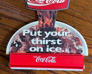 Coca Cola POP TOP'R Topper Put your Thirst on Ice 10.75x11.5x1in HxWxD