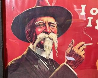 Camel Cigarettes Advertising You Cańt Beat a Camel Poster Framed R.J. Reynolds Tobacco 13.5x26.5inx 1in HxWxD