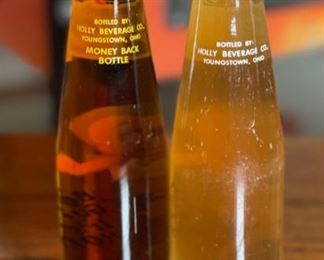 2pc 7oz By Golly Holly Soda Bottle PAIR Betty Boop 8.75in H