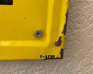 Vintage Canada Dry Grapefruit Embossed Metal Sign Enjoy True Fruit Flavor 47x17.5in