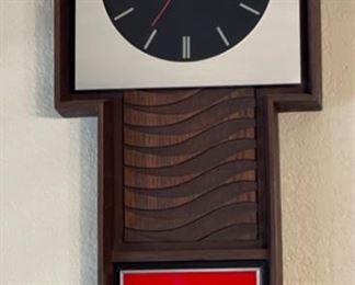 Coca Cola Clock Benco Plastics Wall Sign Coke 26x12.5x2.5in HxWxD