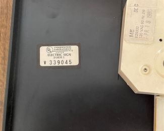 Coca Cola Diet Coke Clock Advertising Sign 21x10x3in HxWxD