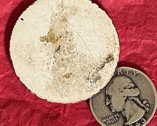 Vintage Coke Vending Machine Medallion Acrylic Coca Cola 1 5/8in Diameter