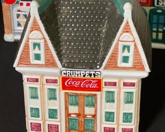 Set of 5 Coca Cola Canister Collection Cookie Jars Coke Largest: 10.5x7x5in HxWxD