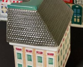 Set of 5 Coca Cola Canister Collection Cookie Jars Coke Largest: 10.5x7x5in HxWxD