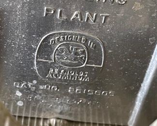 1950s Coca Cola Aluminum 6-Pack Bottle Carrier Metal Coke 6.5x8.25x5.5 HxWxD