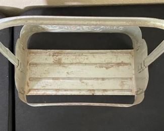 1950s Pepsi Cola Metal 6-Pack Bottle Carrier 11x8.5x5.5in HxWxD