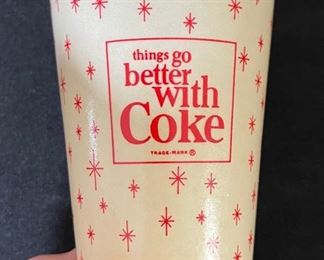 1960s Lot of 10 Coca Cola 9oz Wax Paper Cups Lily 957 Cup: 3.7in H x 3in Diameter