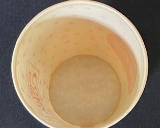 1960s Lot of 10 Coca Cola 9oz Wax Paper Cups Lily 957 Cup: 3.7in H x 3in Diameter