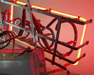 1980s Coke is It Neon Sign Autokeg systems 13.5x22.5x6.5in HxWxD