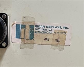 1985 Enjoy Coke Clock Side Sign 13x21x3in HxWxD