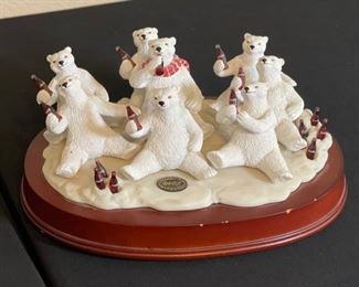 Coca Cola Polar Bears Heritage Collection Music Box Coke 4.5x11x8in HxWxD