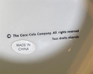 2pc Coca Cola Glass Cookie Jars Candy Canisters Lg: 8.5x6.25x9.5in HxWxD