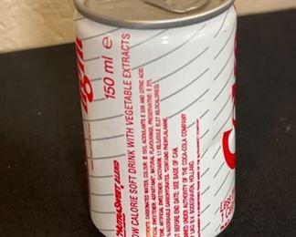 Coca Cola Light Can 150ml 1992 Empty Coke 3.5x2 1/8in