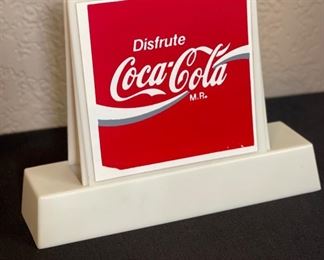 Mexico Disfrute Coca Cola MR Menu Holder Coke 4.5x6x1.5in