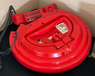 Coca Cola Button Sign Phone 12in Diameter