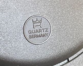 1980s Porsche Desk Clock Aachen 5.25x4.25x2.25in HxWxD