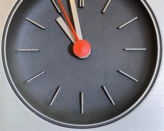 1980s Porsche Desk Clock Aachen 5.25x4.25x2.25in HxWxD