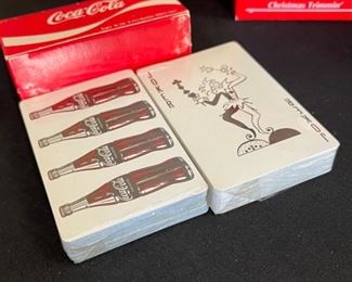 1960s Coca Cola A Gallon of Coke Playing Cards Sealed 3x3.25x1.5in HxWxD