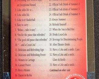 Set of 50 Coca Cola Phone Cards Sprint