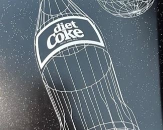 1985 Canadian Limited Edition Diet Coke Tray Coca Cola 13.25x10.75in