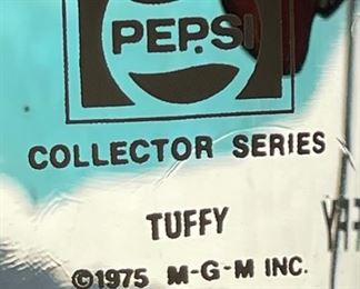 2pc 1970s Pepsi MGM Glasses Collector Series Tom & Jerry 6.25in H x 3in diameter