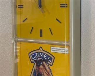Camel Smooth Character Clock 20x14in