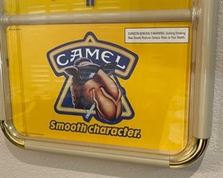 Camel Smooth Character Clock 20x14in