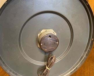 1950s Coca Cola Clock Maroon Coke 18in dia x 2in d