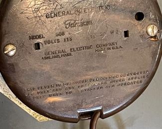 1950s Coca Cola Clock Maroon Coke 18in dia x 2in d