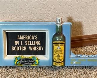 *Rare* Vintage Cutty Sark Scotch Whisky Motion Sign 6.5x13x3.25in D HxWxD