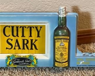 *Rare* Vintage Cutty Sark Scotch Whisky Motion Sign 6.5x13x3.25in D HxWxD