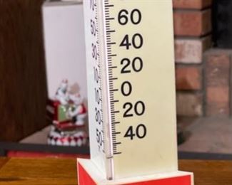 1970s Coca-Cola Plastic Thermometer #1 15x5.75x4in HxWxD