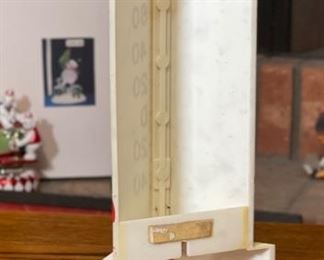 1970s Coca-Cola Plastic Thermometer #1 15x5.75x4in HxWxD