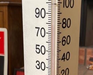 1970s Coca-Cola Plastic Thermometer #2 15x5.75x4in HxWxD