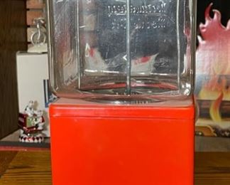 Folz Gumball Machine Northwestern Morris ILL Vending 16x6.75x7in HxWxD