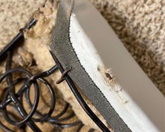 1956-1957 Chevy Rear 3rd Row Seat Back & Bottom 44x19in