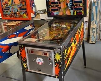 1980 Gottlieb Buck Rogers Pinball Machine Parts/Repair 72x58.25x24in HxWxD