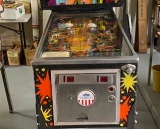 1980 Gottlieb Buck Rogers Pinball Machine Parts/Repair 72x58.25x24in HxWxD