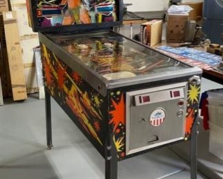 1980 Gottlieb Buck Rogers Pinball Machine Parts/Repair 72x58.25x24in HxWxD