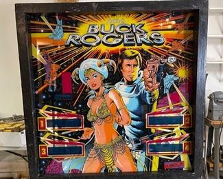 1980 Gottlieb Buck Rogers Pinball Machine Parts/Repair 72x58.25x24in HxWxD